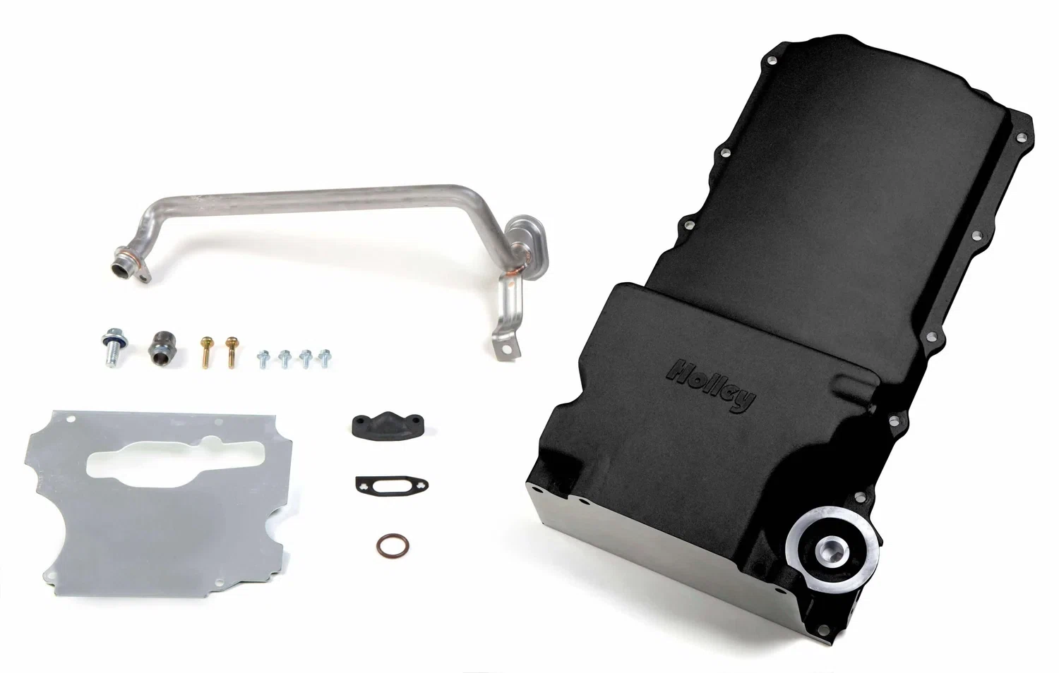 GM LS Swap Oil Pan CarbonBlack Ceramic 55-87 GM_Muscle Car_Classic_Truck 302-1BK